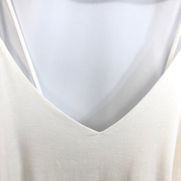 0102 NEW White Cami Spaghetti Strap Top - Picture 4 of 8